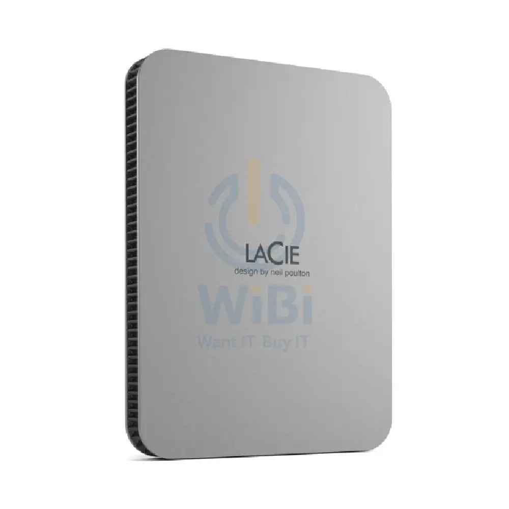 LaCie Portable Mobile Drive - 5TB / USB 3.2 Gen 1 / Type-C / Titanium Silver / External Hard Drive Storage > USB Hard
