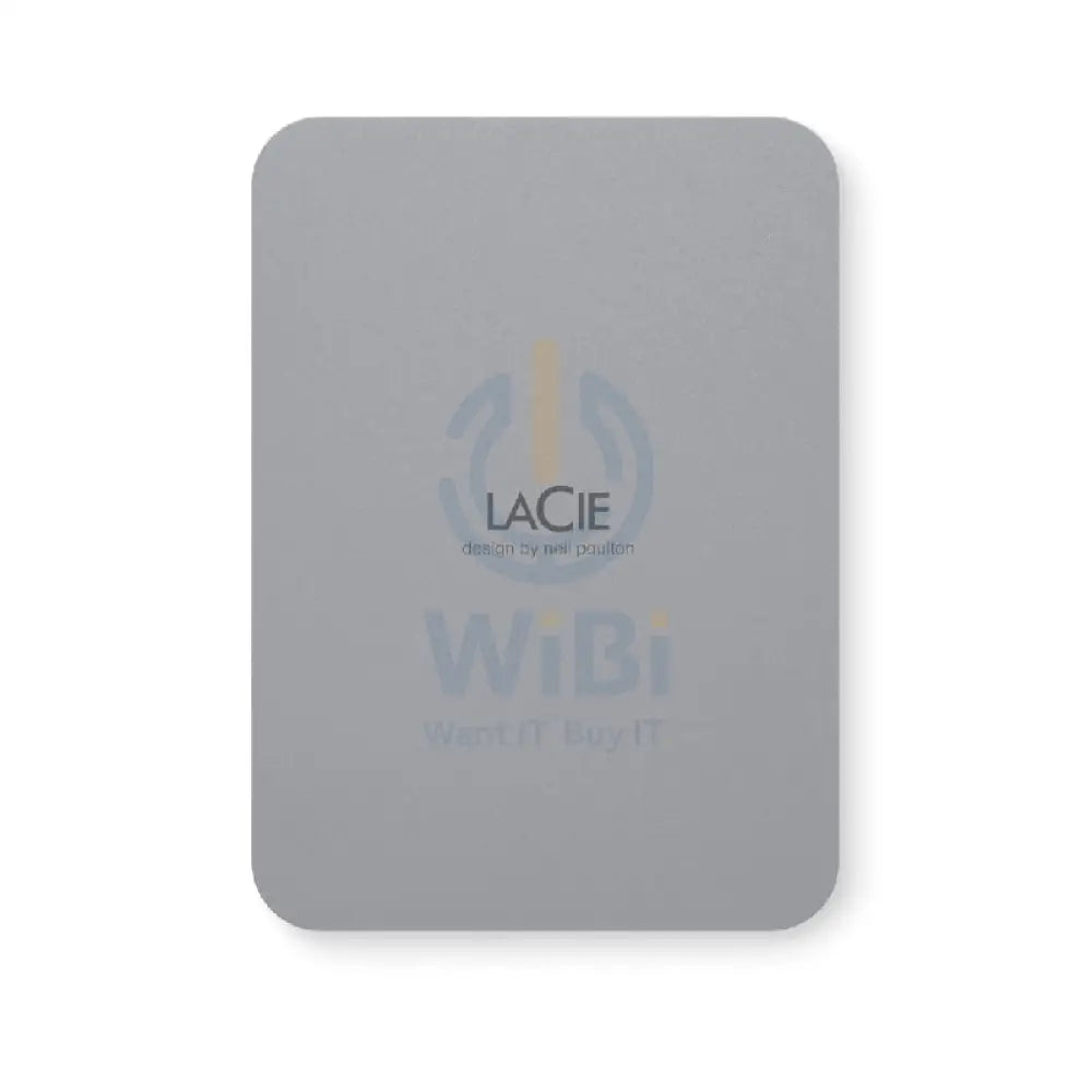 LaCie Portable Mobile Drive Secure - 5TB / 5.0 Gbps / USB 3.2 Gen 1 / Type-C / Space gray / External Hard Drive Storage