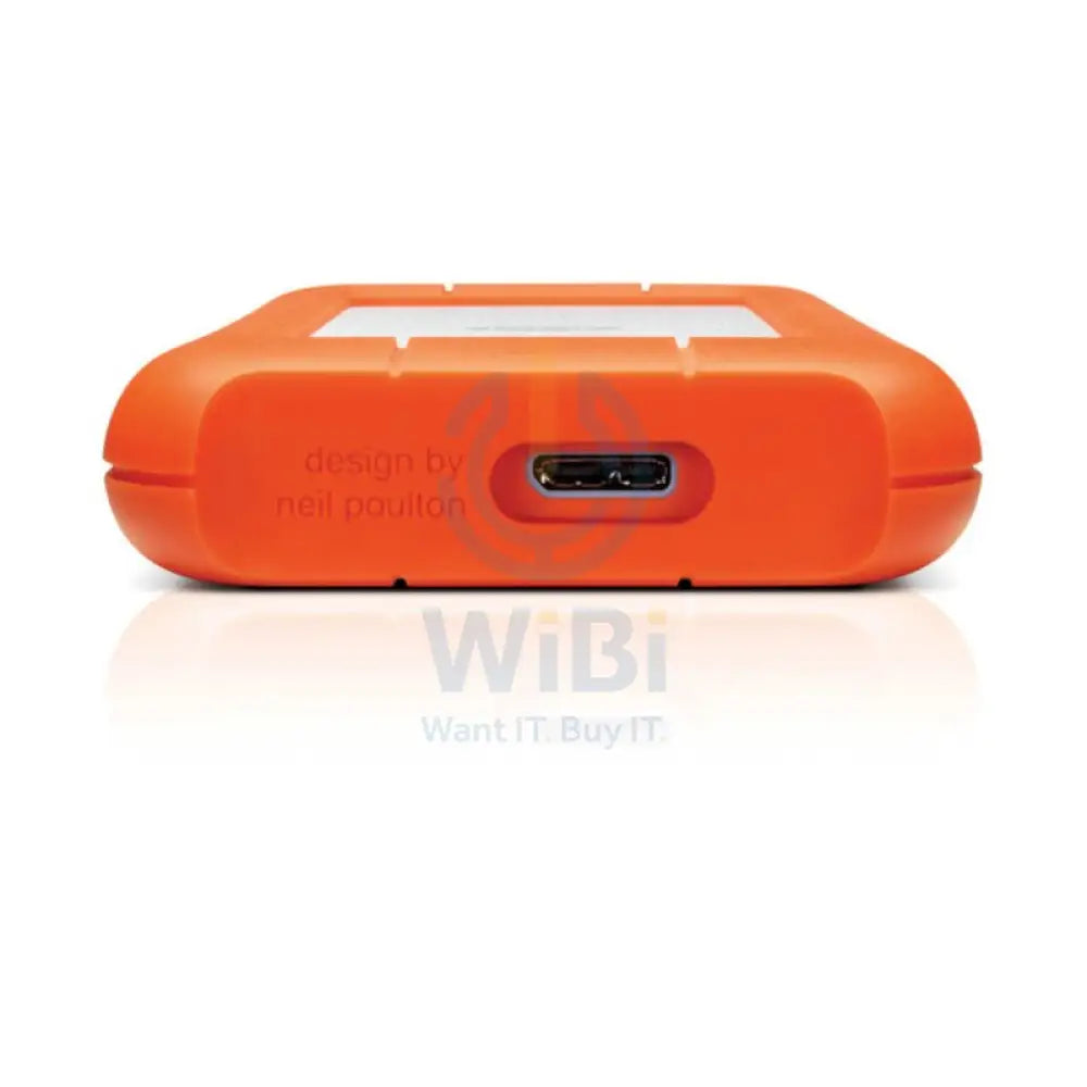 LaCie Rugged portable Mini - 5TB / 5.0 Gbps / USB 3.0 / Type-C / External Hard Drive Storage > USB Hard Drive