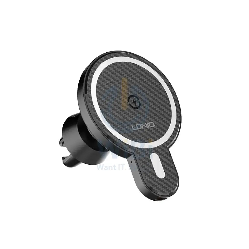 LDNIO 15W Magnetic Electric 2 In 1 Wireless Charger & Car Holder - Black (MA20) Accessories > Mobiles & Tablets >