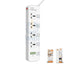 Ldnio 2500W Power Extension With 4 USB-A Ports & 4 Power Sockets Sc4408 Accessories > Power > Power Protection > Surge