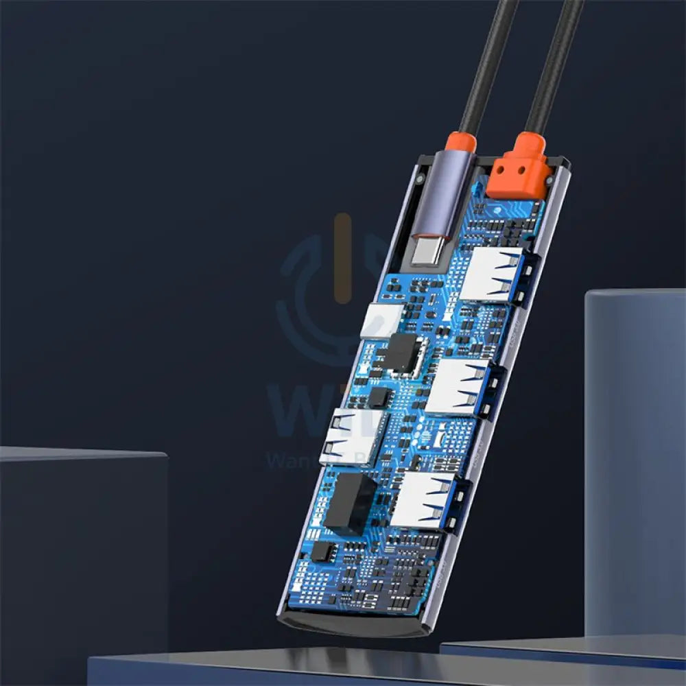 Ldnio 5 In 1 Type-C HUB Adapter Grey Accessories > USB Hub