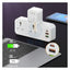 Ldnio 6 in 1 Power socket - 2 Way / USB-C / Night lamp / White Accessories > Power > Power Protection > Surge Protector