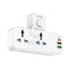 Ldnio 6 in 1 Power socket - 2 Way / USB-C / Night lamp / White Accessories > Power > Power Protection > Surge Protector