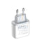 LDNIO A2526C Fast Wall Charger - 45W / USB-A / Type-c / White Accessories > Power Adapters