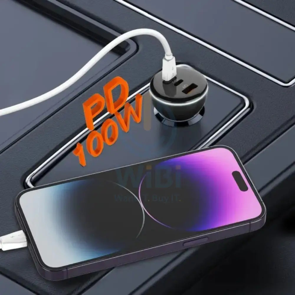 Ldnio Car Charger 160W USB + 2 PD with USB-C Cable Black – C102 Accessories > Mobiles & Tablets > Mobiles > Car Chargers