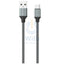 LDNIO LS441 Fast Charging Data Cable - 1 Meter / Type-C / USB-A / Grey Accessories > Cables & Converters > Cables