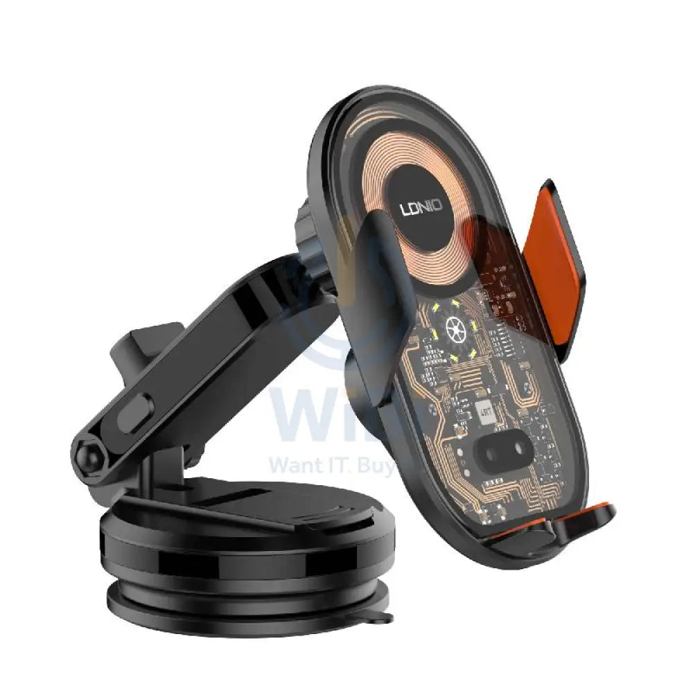 LDNIO MA30-1 Car Mount Mobile Phone - Wireless / Black Accessories > Mobiles & Tablets > Mobiles > Mobile Holder