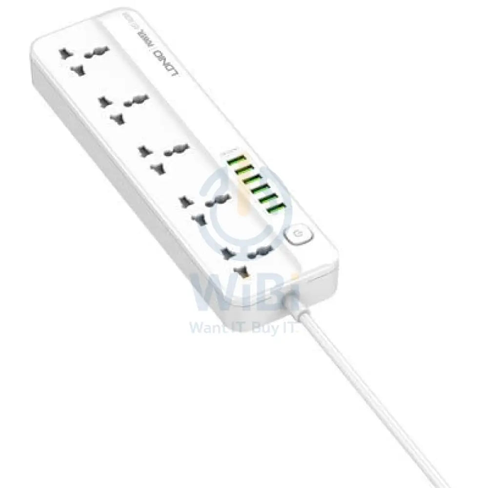 Ldnio Outlets Universal Power Strip - 5 Way / 6 x USB-A / White Accessories > Power > Power Protection > Surge Protector
