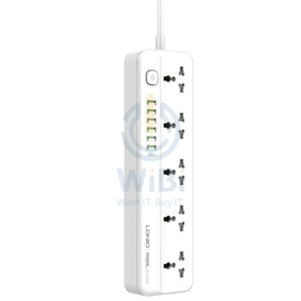 Ldnio Outlets Universal Power Strip - 5 Way / 6 x USB-A / White Accessories > Power > Power Protection > Surge Protector