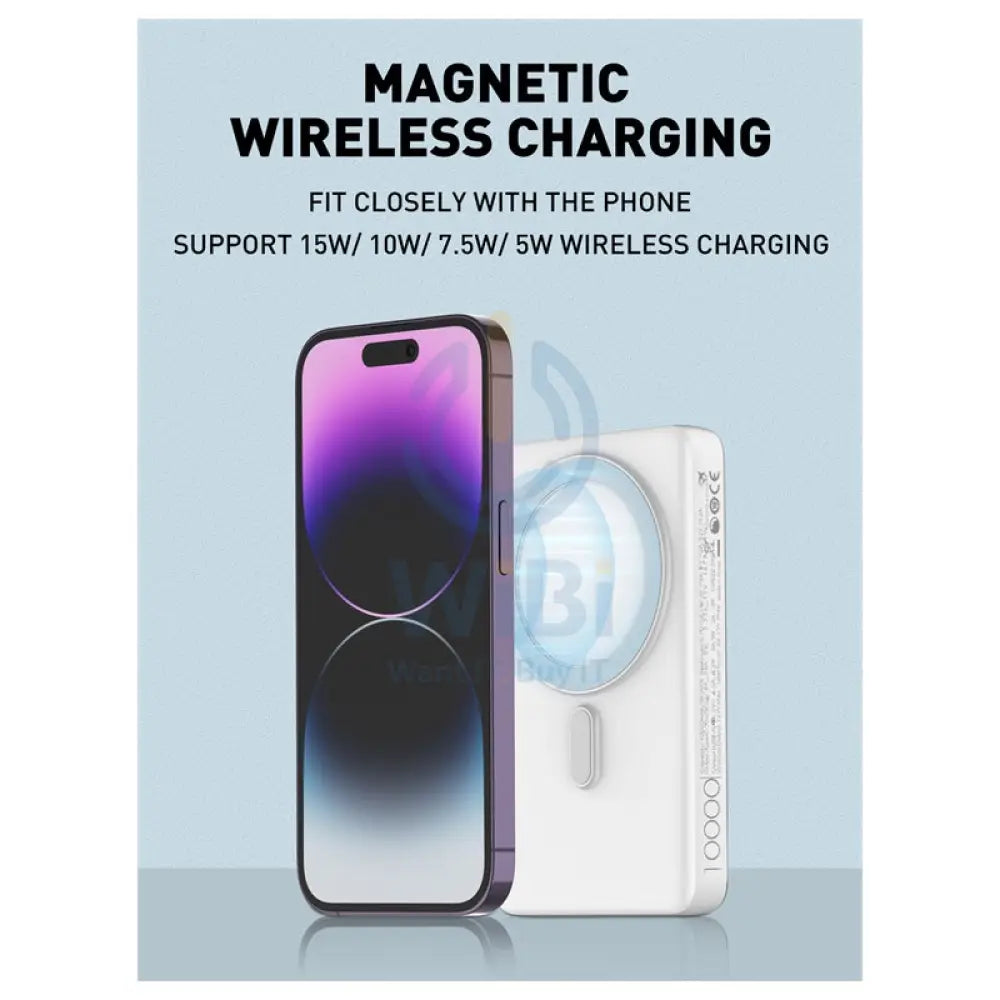 Ldnio PQ17 Magnetic Wireless Power Bank - 10,000mAh / 22.5W Accessories > Power Bank