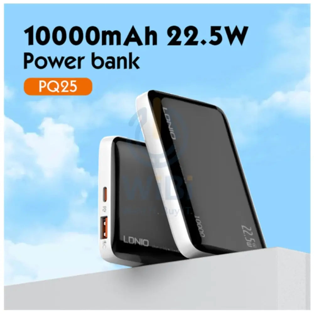Ldnio PQ25 Fast Charging Power Bank - 10,000mAh / 22.5W Accessories > Power Bank