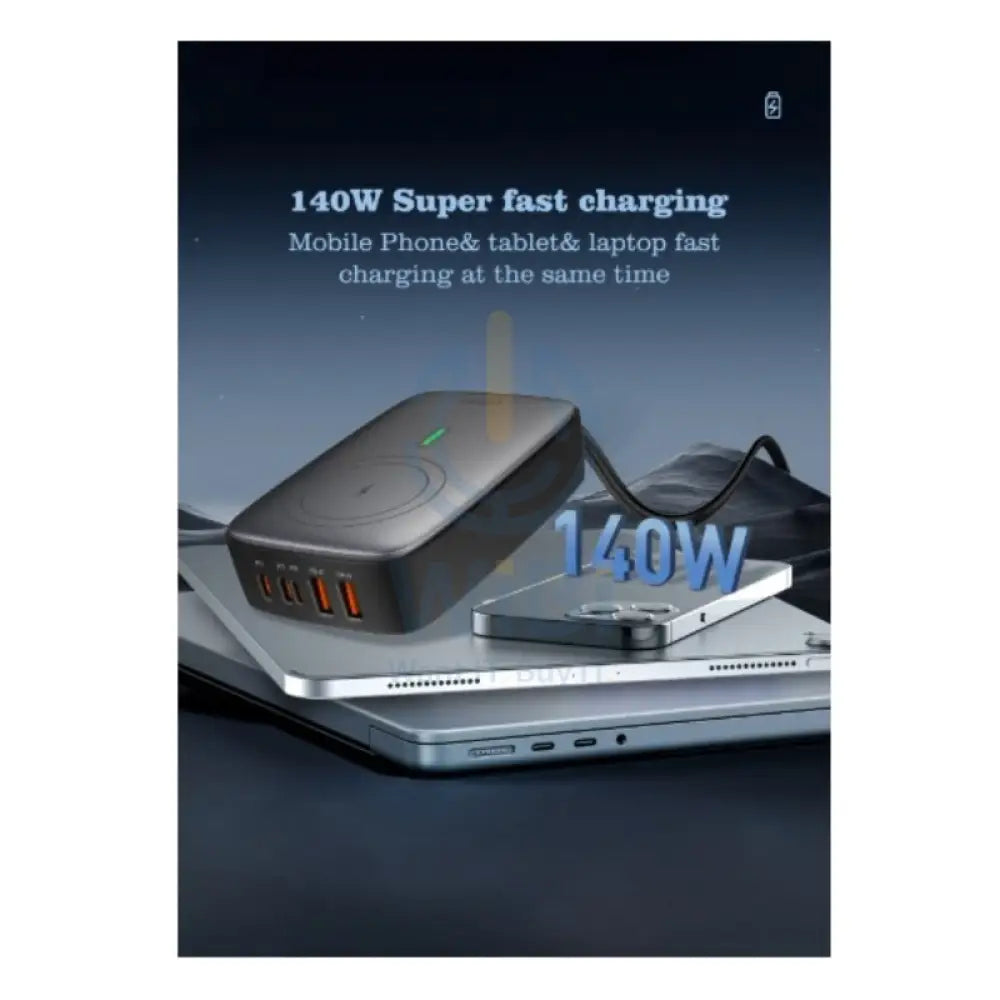 LDNIO Q4010 Multiport Desktop Charging Wireless Charger - 140W / Black Accessories > Power Adapters