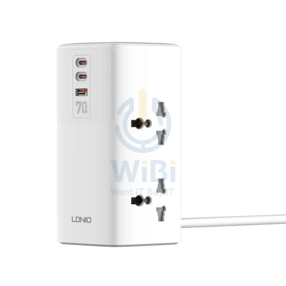 LDNIO SC4383 Multifunctional Universal Desktop Power Adapter - 70W / White Accessories > Power Adapters