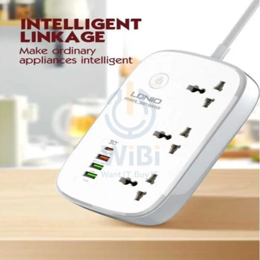 Ldnio WiFi Smart Power Strip - 30W / 3 Way / 2 Meters / White Accessories > Power > Power Protection > Surge Protector