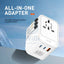 LDNIO Z8 Universal GaN Fast Charger Travel Adapter - 45W / White Accessories > Power Adapters