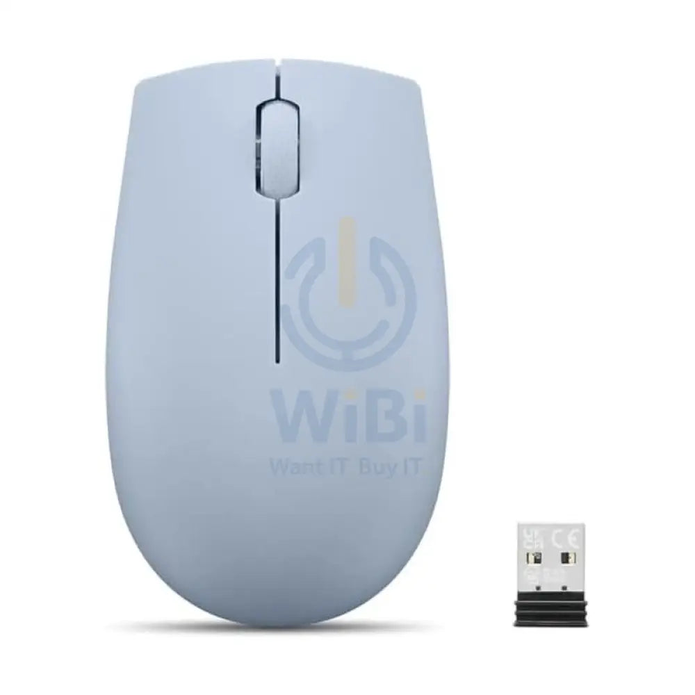 Lenovo 300 Wireless Compact Mouse - 2.40GHz / 1000 DPI / Wireless / Frost Grey - Mouse Accessories > Keyboard & Mouse