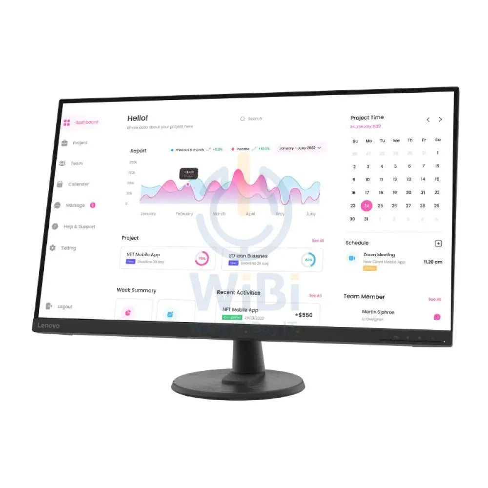 Lenovo D32-40 - 31.5’’ VA FHD / 4ms / HDMI / DisplayPort - Monitor Monitors & Projectors > Monitors
