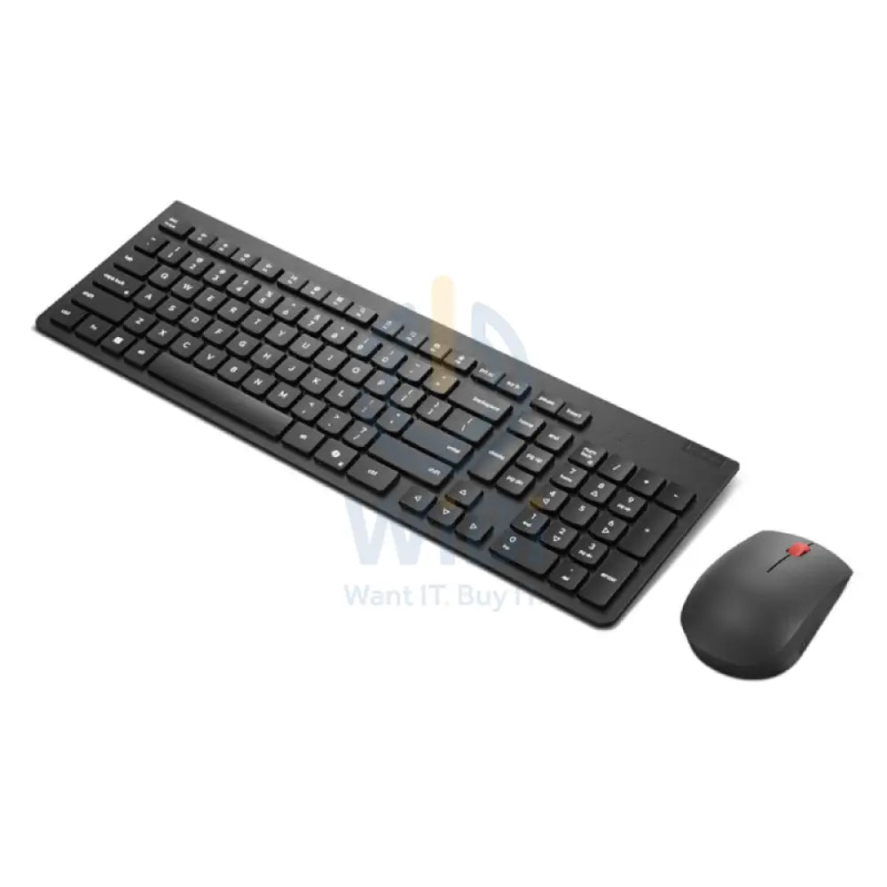 Lenovo Essential Wireless Keyboard and Mouse Gen2 Combo - 2.40GHz / 1600 dpi / Optical / USB Wireless Receiver