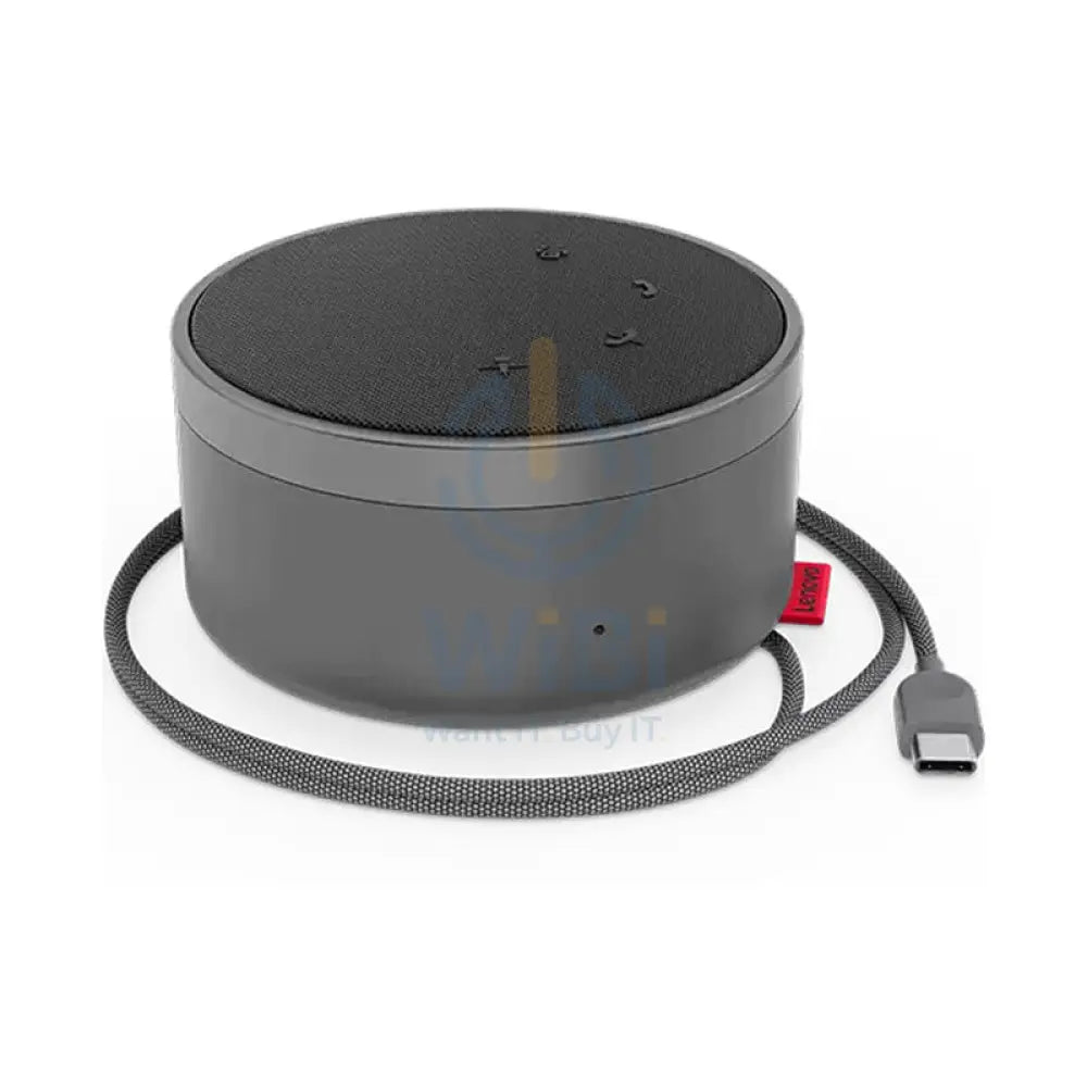 Lenovo Go Wired Speakerphone - 790 mm / USB-C / Storm Grey Accessories > Audio > Speakers