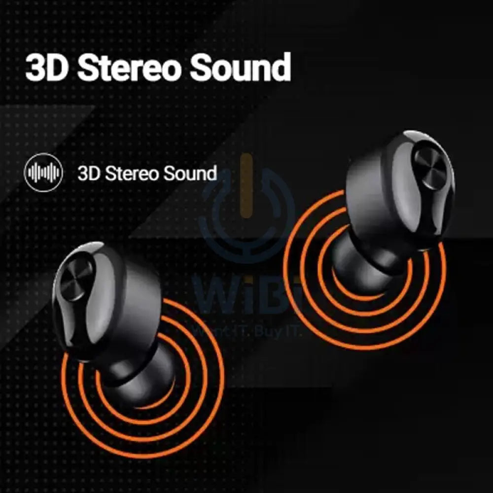 Lenovo HT18 Wireless Earbuds - Bluetooth / 10 Meter / Black Accessories > Audio > Headphones