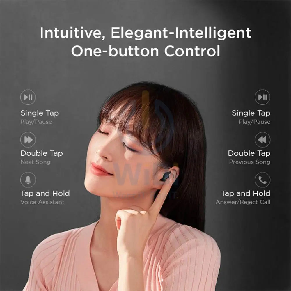 Lenovo HT18 Wireless Earbuds - Bluetooth / 10 Meter / Black Accessories > Audio > Headphones