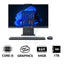 Lenovo IdeaCentre Gen 9 AIO PC - i5 / 64GB / 1TB (NVMe M.2 SSD) / 23.8’’ FHD Non-Touch / Win 11 Pro / 1YW / Luna Grey