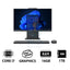 Lenovo IdeaCentre Gen 9 AIO PC - i7 / 16GB / 1TB (NVMe M.2 SSD) / 23.8’’ FHD Non-Touch / Win 11 Pro / 1YW / Luna Grey
