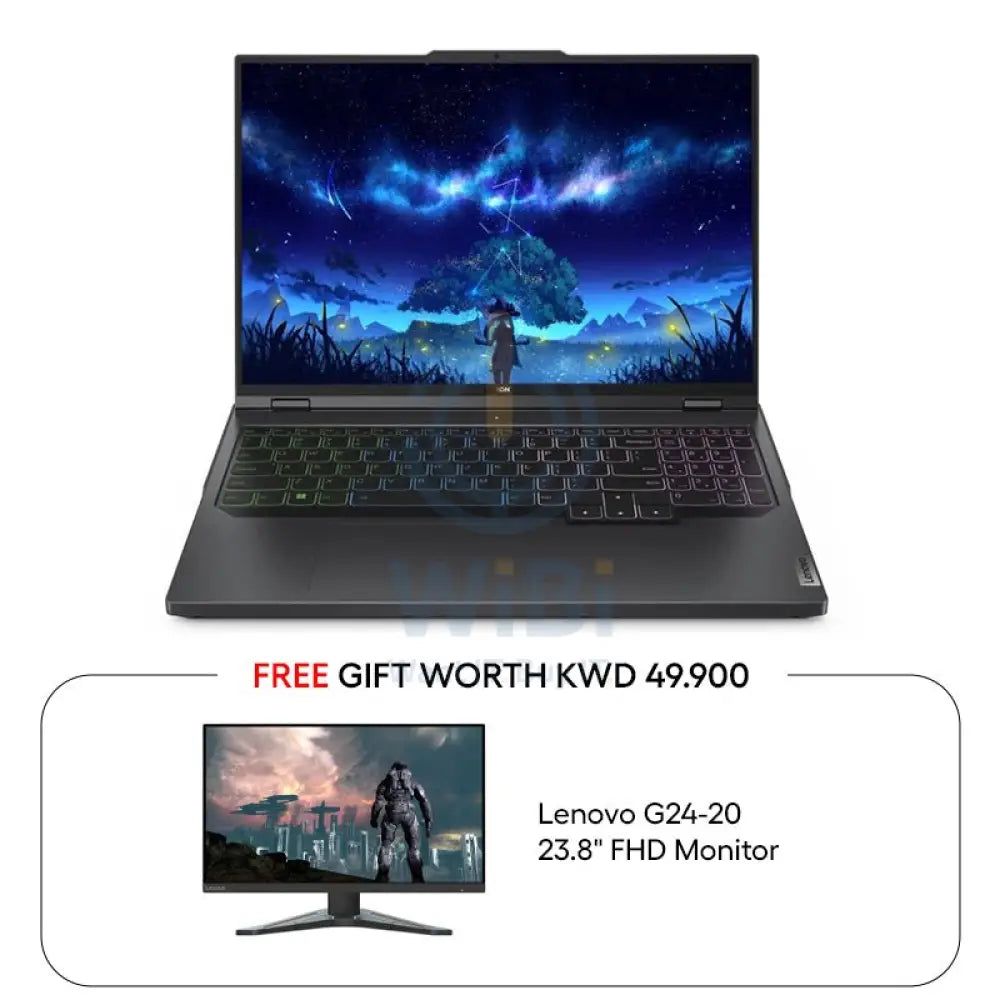 Lenovo Legion Pro 5 Gen 8 - 16.0’’ WQXGA / i9 / 16GB / 512GB (NVMe M.2 SSD) / RTX 4050 6GB VGA / 1YW / Arabic/English