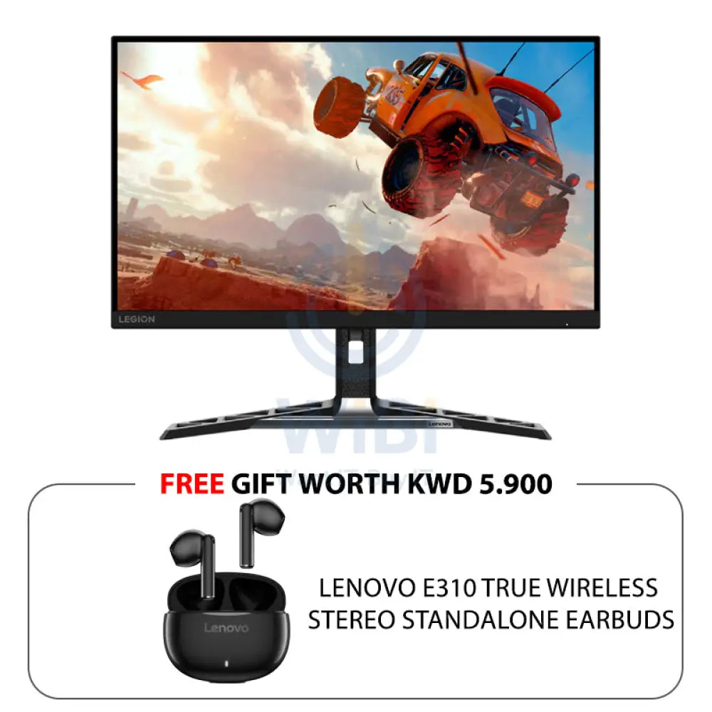 Lenovo Legion R27qe - 27’’ QHD IPS Anti-Glare / 0.5ms / Up to 180Hz / HDMI 2.1 / DP 1.4 / Black - Monitor Monitors &