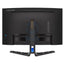 Lenovo Legion R32qc-30 - 31.5" QHD Curved / 0.5ms / Up to 180Hz / HDMI 2.1 / DP 1.4 / Speaker / Eyesafe / Raven Black - Gaming Monitor (Open Box)