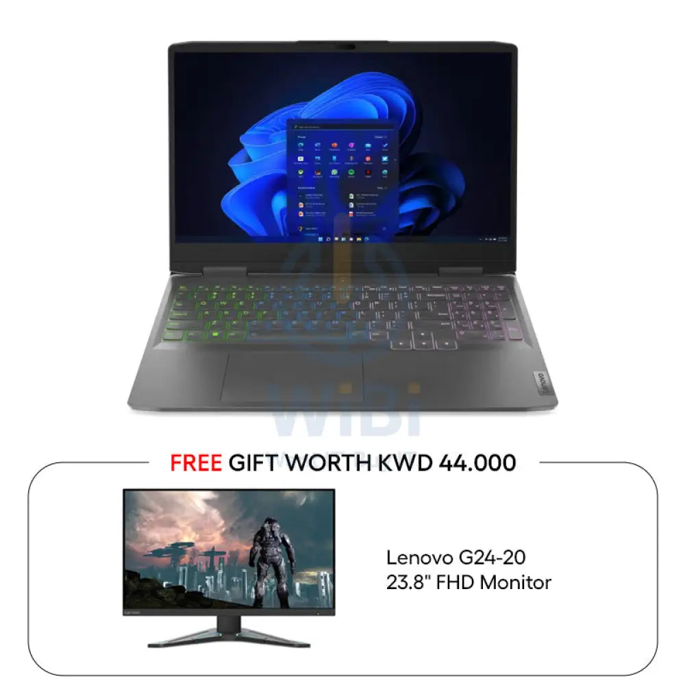 Lenovo LOQ Gen 8 - 15.6’’ FHD / i5 / 64GB / 1TB (NVMe M.2 SSD) / 4GB VGA RTX 2050 / Win 11 Home / 1YW / Arabic/English