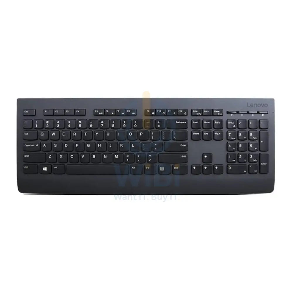 Lenovo Professional Plus Wireless Keyboard and Mouse Combo - 2.40GHz / 1600dpi / Laser / USB Wireless Receiver - Arabic