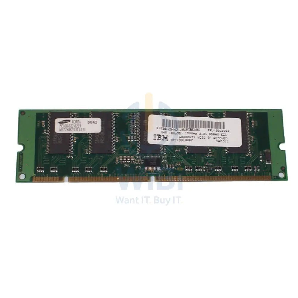 Lenovo Server Memory - 64MB / SDRAM / 168-pin / 100Mhz / ECC Accessories > Server & Workstations