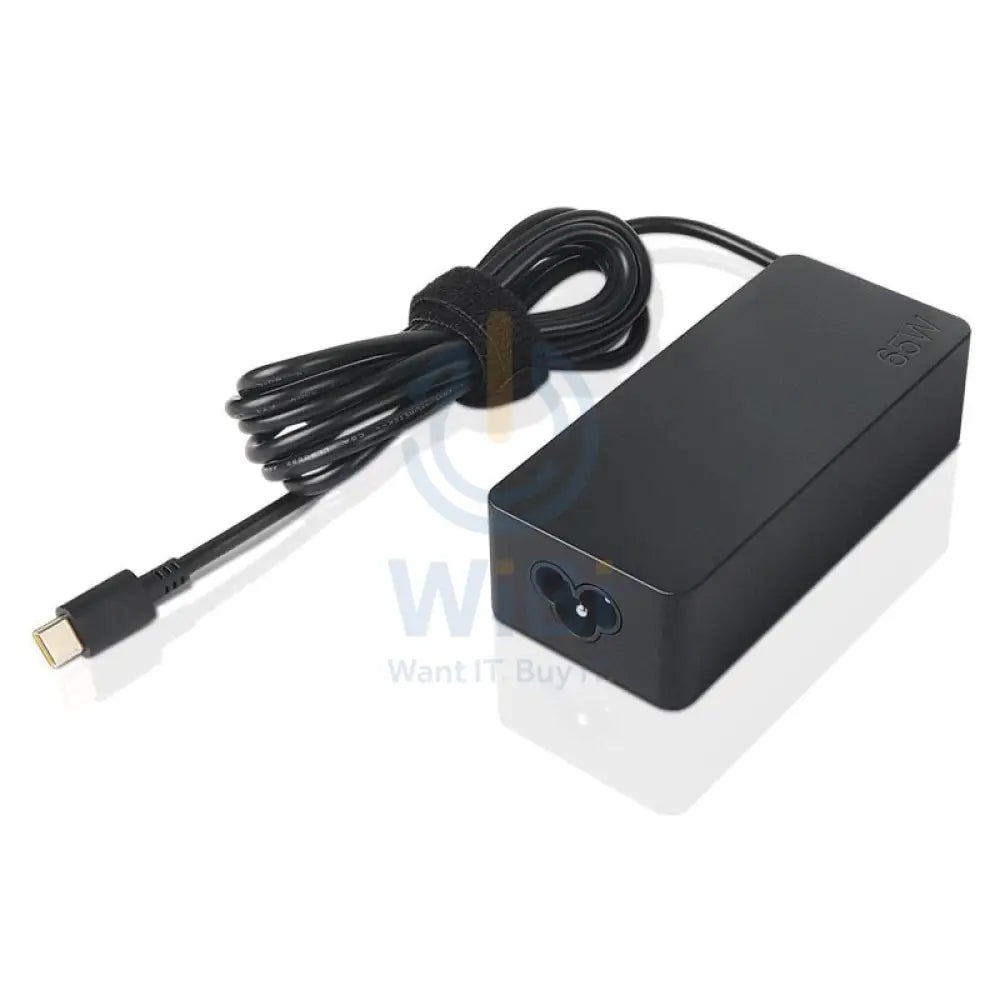 Lenovo Standard AC Adapter - 65W / USB-C / 3MW / Black Accessories > Power Adapters