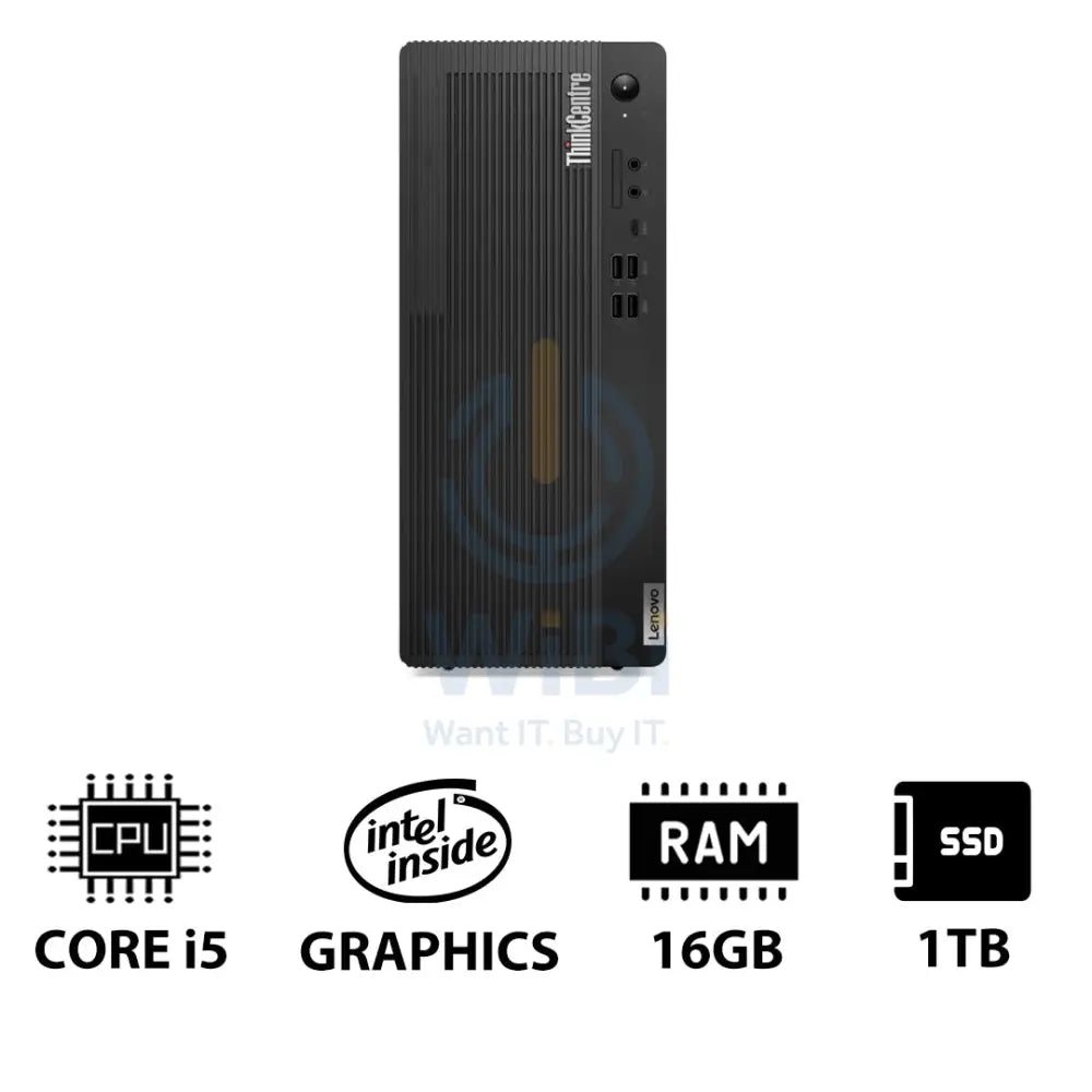 Lenovo ThinkCentre M70t Gen 5 - i5 / 16GB / 1TB (NVMe M.2 SSD) / Win 11 Pro / 1YW - Desktop Desktop & All-In-One PCs >