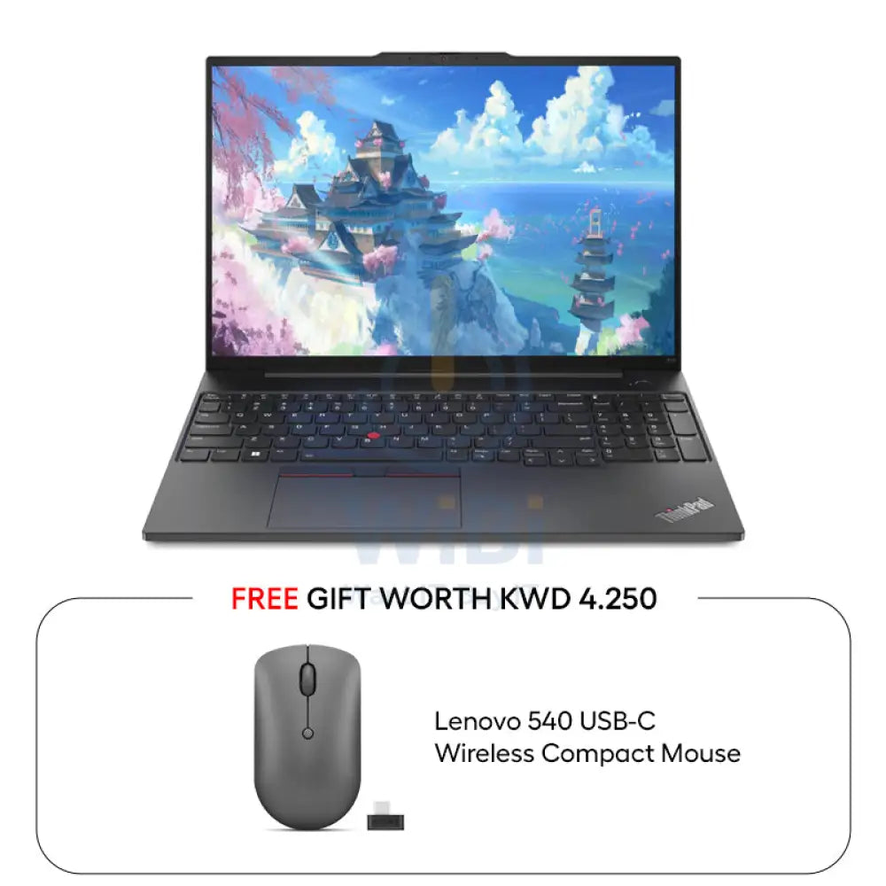 Lenovo ThinkPad E16 Gen 1 - 16.0’’ WUXGA / i5 / 40GB / 250GB (NVMe M.2 SSD) / 2GB VGA / DOS (Without OS) / 1YW