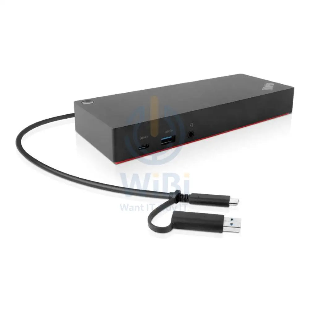 Lenovo ThinkPad Hybrid USB-C with USB-A Dock - 135 Watt / USB 3.1 Gen 2 / USB 2.0 / USB-C / DisplayPort / HDMI / LAN