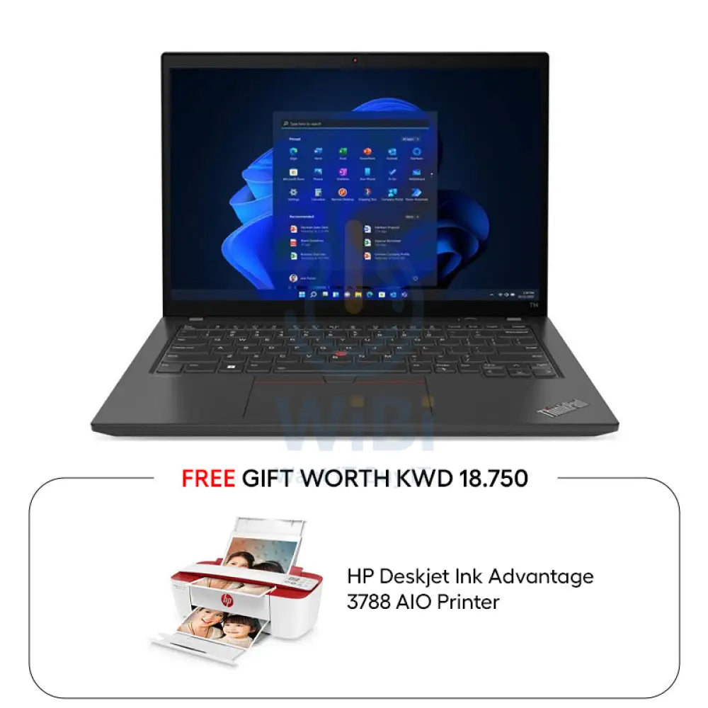 Lenovo ThinkPad T14 Gen 3 - 14.0’’ WUXGA / i5 / 16GB / 1TB (NVMe M.2 SSD) / Win 11 Pro / 3YW / Arabic/English / Thunder
