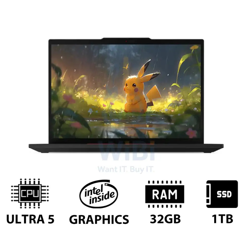 Lenovo ThinkPad T14 Gen 5 - 14.0’’ WUXGA / Ultra 5 125U / 32GB / 1TB (NVMe M.2 SSD) / WWAN / DOS (Without OS)