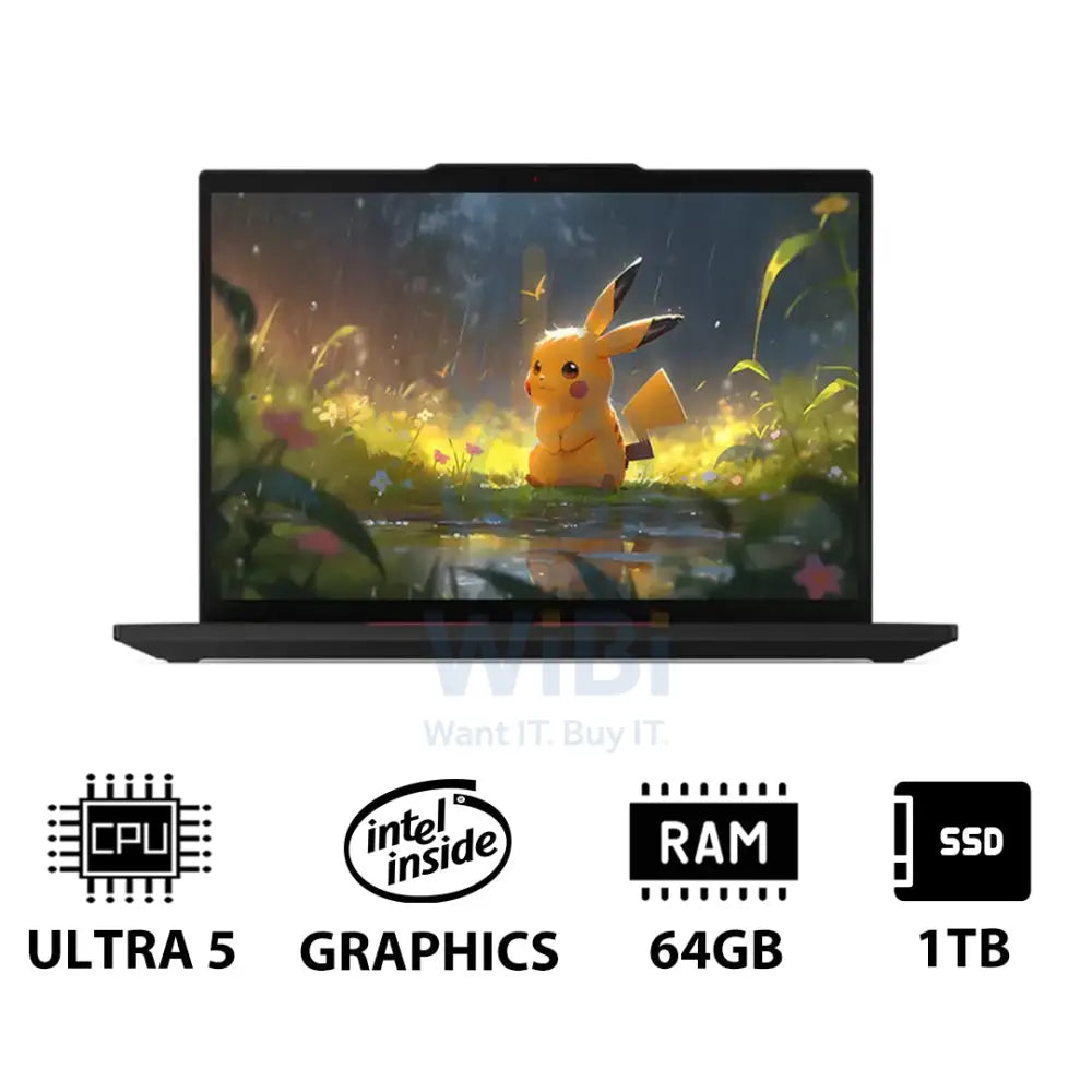 Lenovo ThinkPad T14 Gen 5 - 14.0’’ WUXGA / Ultra 5 125U / 64GB / 1TB (NVMe M.2 SSD) / WWAN / DOS (Without OS)