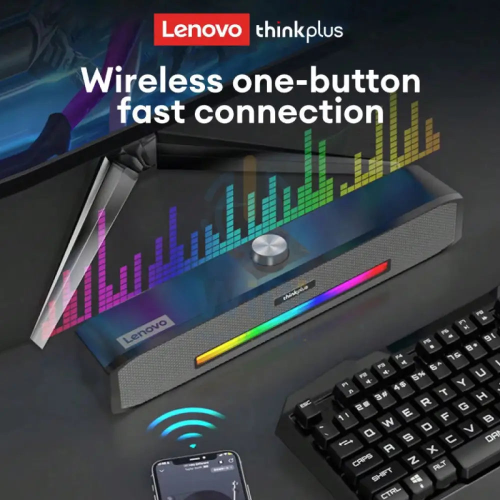 Lenovo Thinkplus TS33 Sound Bar - Bluetooth / 3.5mm / Black Accessories > Audio > Speakers