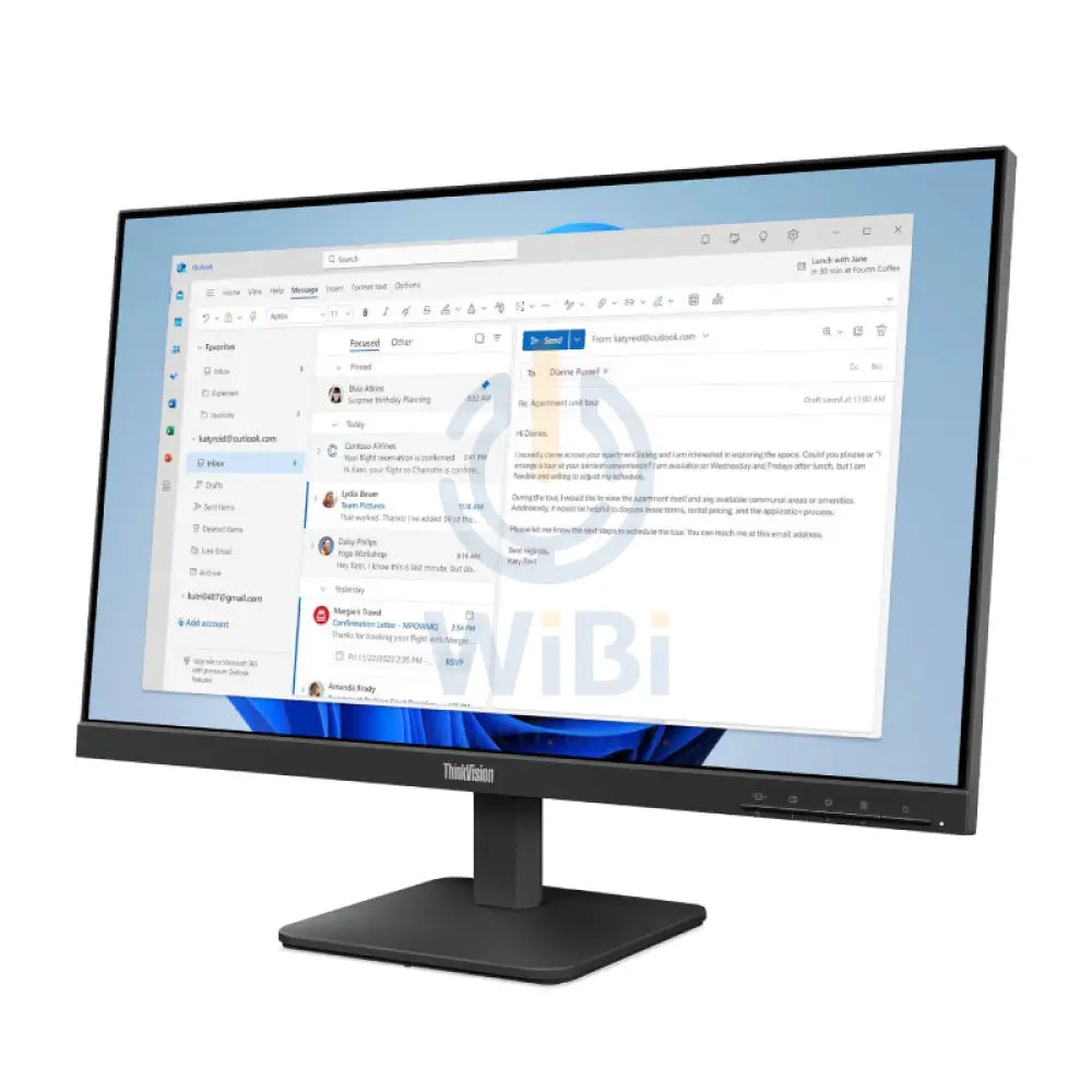 Lenovo ThinkVision S24 4e 23.8’’ FHD IPS / 4ms / 100Hz / HDMI 1.4 / VGA Monitor Monitors & Projectors > Monitors