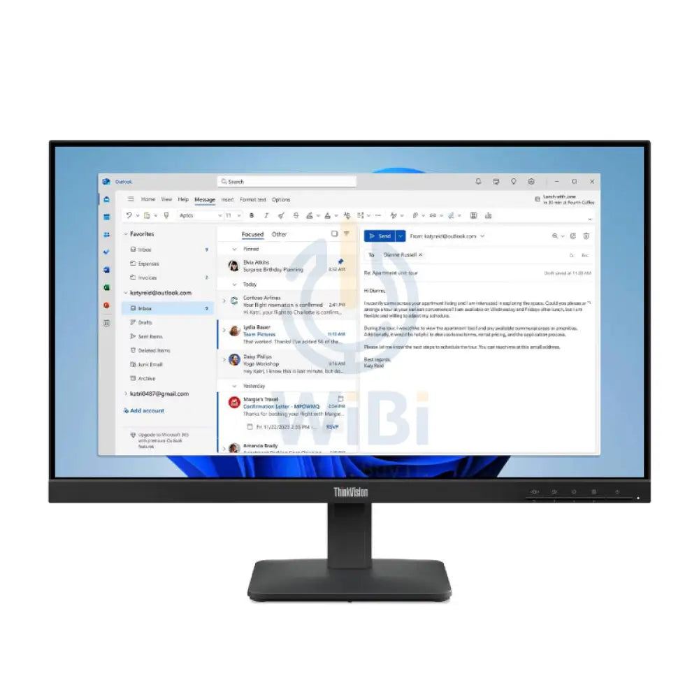 Lenovo ThinkVision S24 4e 23.8’’ FHD IPS / 4ms / 100Hz / HDMI 1.4 / VGA Monitor Monitors & Projectors > Monitors