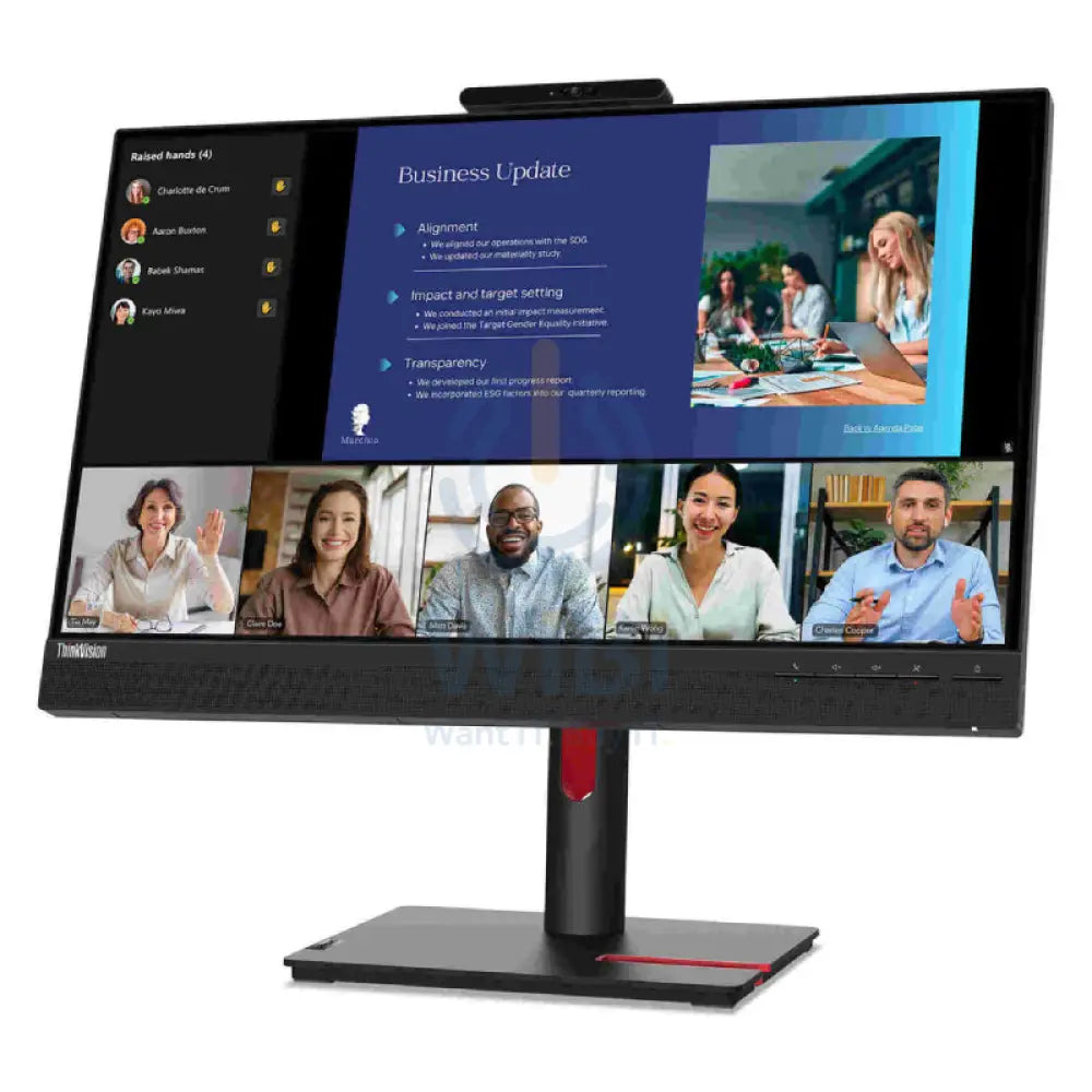 Lenovo ThinkVision T24v-30 - 23.8’’ FHD Anti-Glare / 4ms / 75Hz / USB 3.2 Gen 1/USB 2.0 / HDMI 1.4 / DP 1.2 / VGA / 3YW