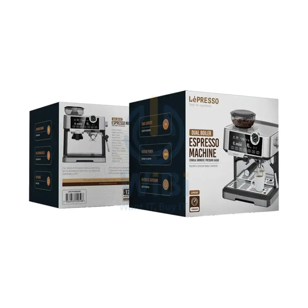 LePresso Dual Boiler Espresso Machine - Silver Accessories > Smart Devices