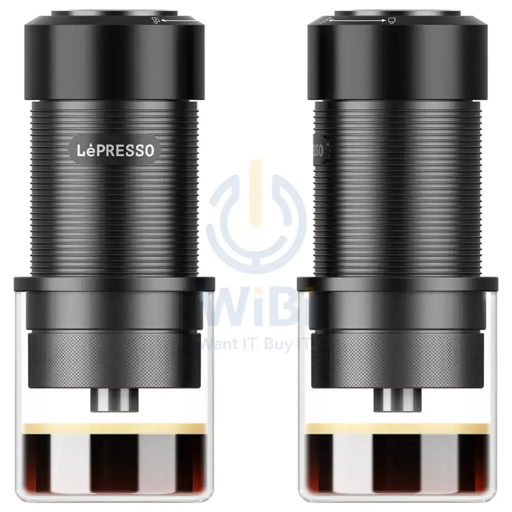 LePresso Hand Press Espresso Maker - Black Accessories > Smart Devices