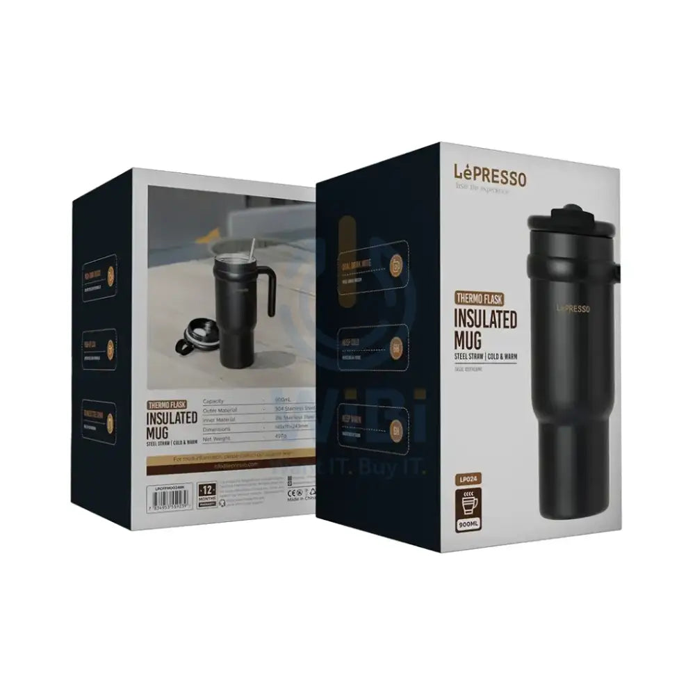 LePresso Insulated Mug - Black Accessories > Smart Devices