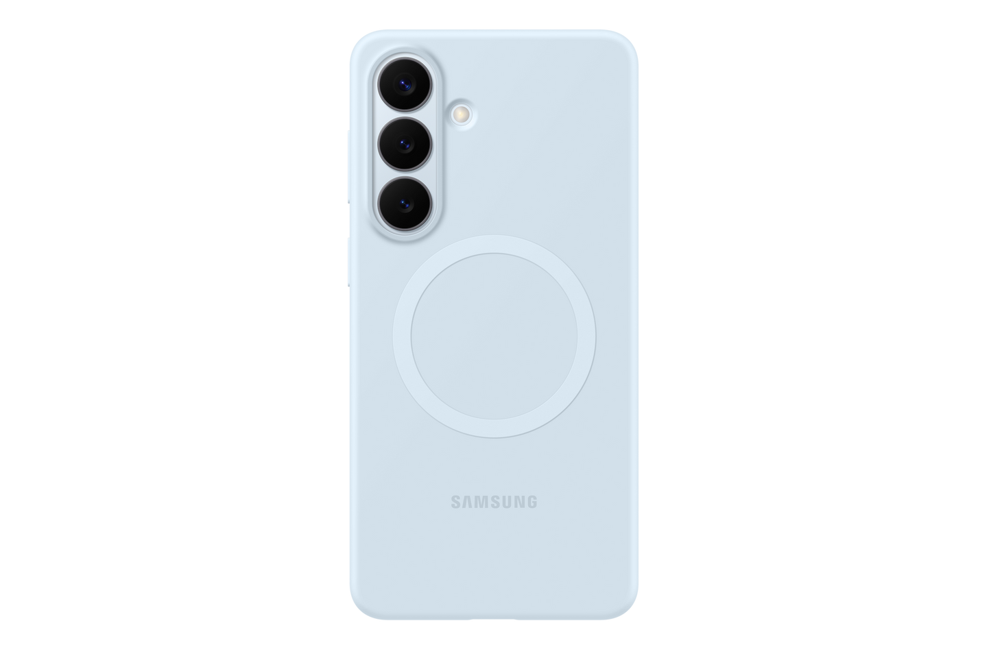 Samsung Galaxy S26 Plus Silicone Magnet Case - Light Blue