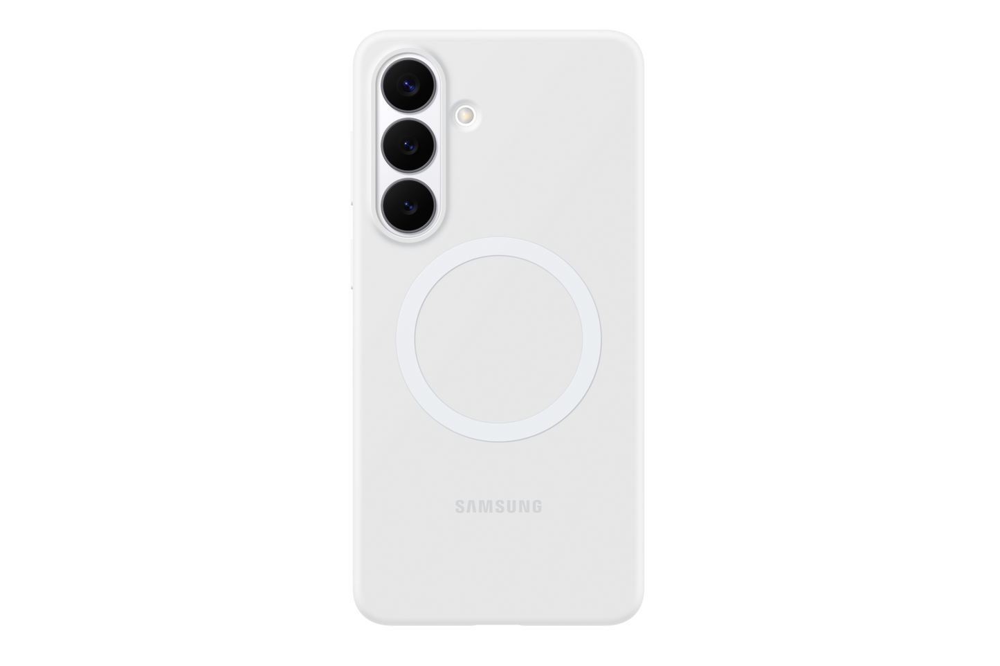 Samsung Galaxy S26 Plus Silicone Magnet Case - White